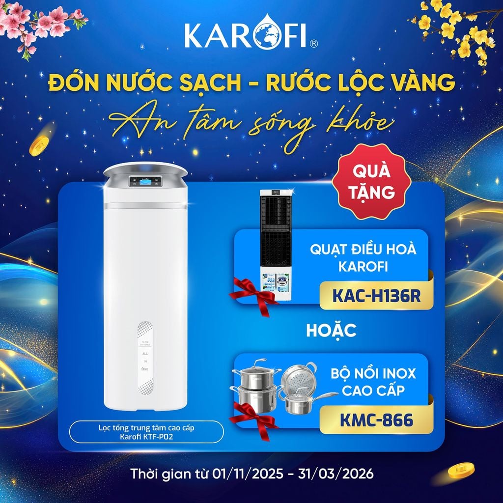 Hệ thống lọc tổng trung tâm Karofi KTF-P02