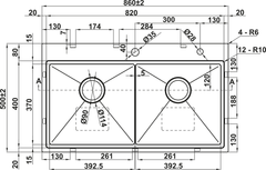 Chậu rửa chén Hafele WS R10 HS25-SSN2S-8650_SILVER 567.94.024