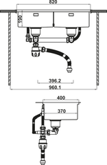 Chậu rửa chén Hafele WS R10 HS25-SSN2S-8650_SILVER 567.94.024