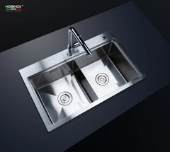 Chậu rửa chén Nobinox LUMIA NJ522 2 hộc