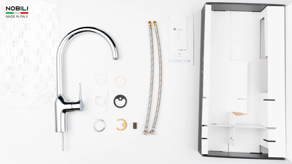 Vòi rửa chén Nobili RING NB132 nóng lạnh