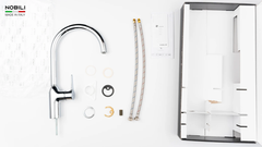 Vòi rửa chén Nobili RING NB132 nóng lạnh