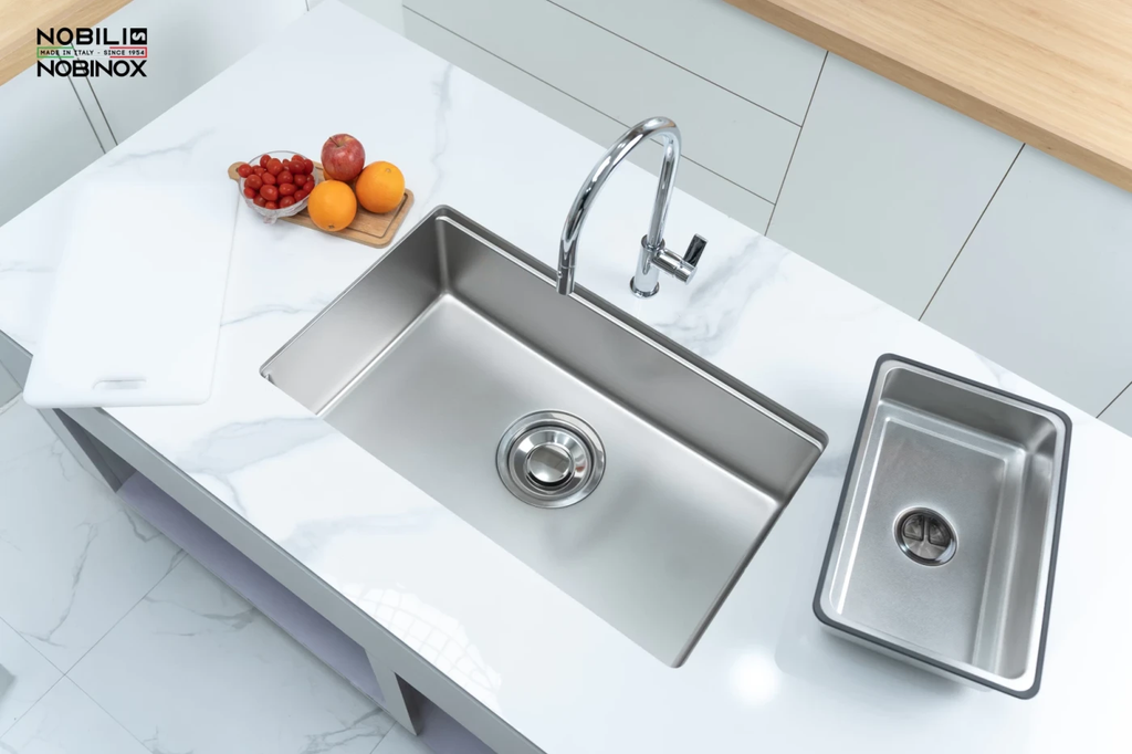 Chậu rửa chén Nobinox ROSA NN974DT 1 hộc