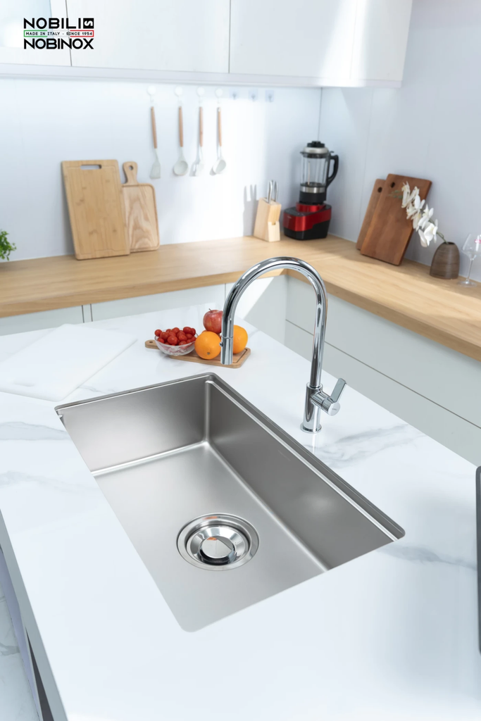 Chậu rửa chén Nobinox ROSA NN974DT 1 hộc