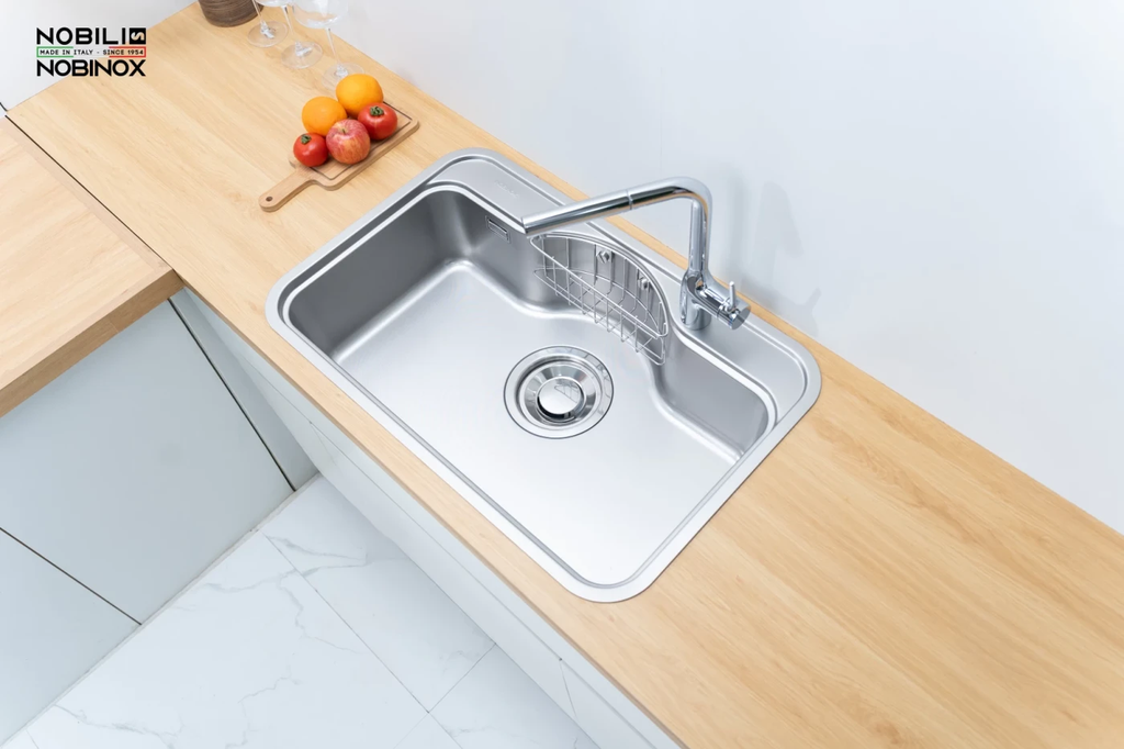 Chậu rửa chén Nobinox ROSA NN975D 1 hộc