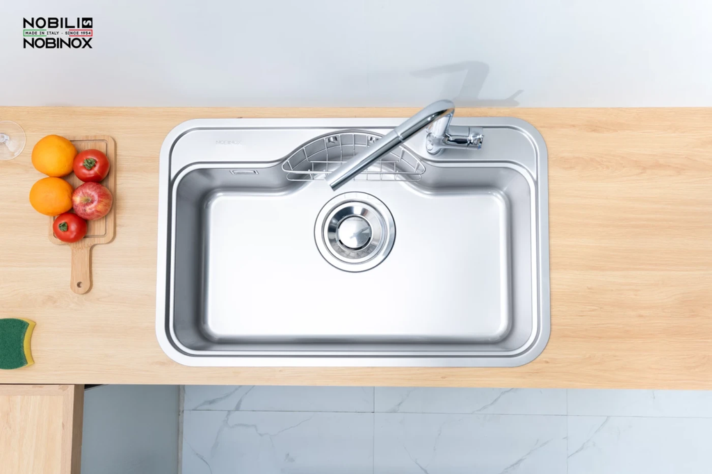 Chậu rửa chén Nobinox ROSA NN975D 1 hộc