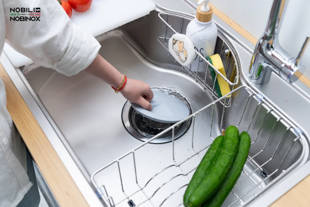 Chậu rửa chén Nobinox ROSA NN975D 1 hộc