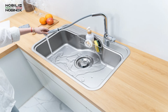 Chậu rửa chén Nobinox ROSA NN975D 1 hộc