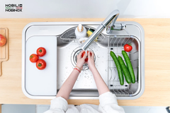 Chậu rửa chén Nobinox ROSA NN975D 1 hộc