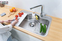 Chậu rửa chén Nobinox ROSA NN975D 1 hộc