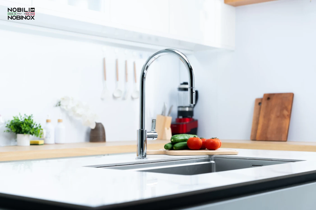 Vòi rửa chén Nobili FLAG NB205 nóng lạnh