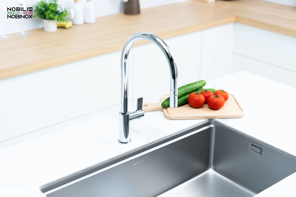 Vòi rửa chén Nobili FLAG NB205 nóng lạnh