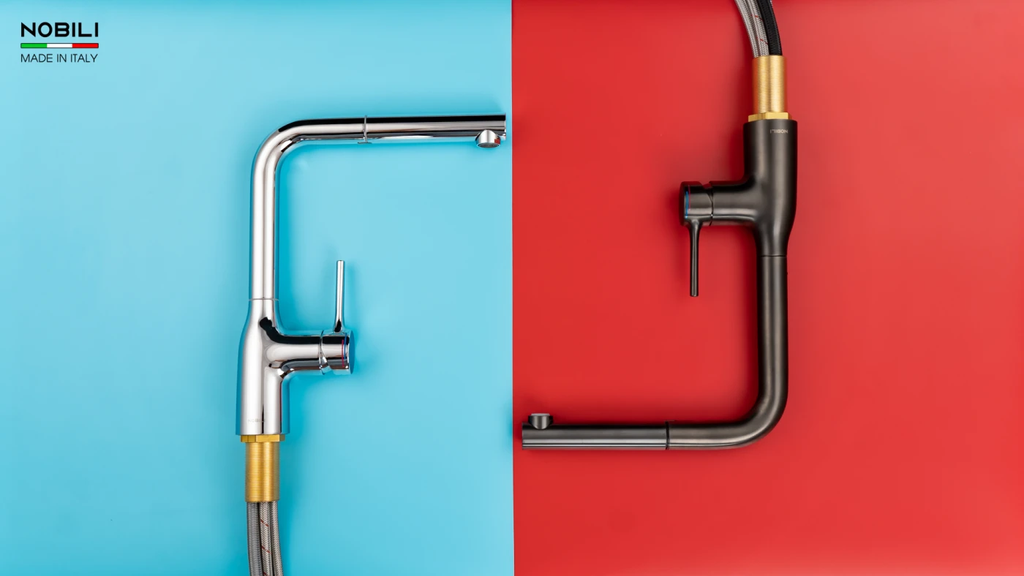 Vòi rửa chén Nobili MANIA NB215T nóng lạnh