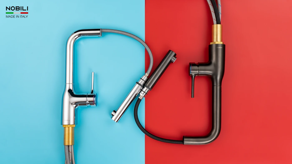 Vòi rửa chén Nobili MANIA NB215T nóng lạnh