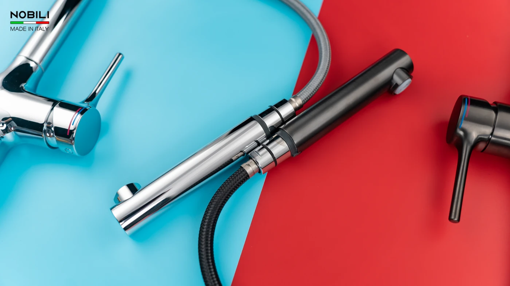 Vòi rửa chén Nobili MANIA NB215T nóng lạnh