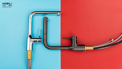 Vòi rửa chén Nobili MANIA NB215T nóng lạnh