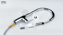 Vòi rửa chén Nobili RING NB131L nóng lạnh