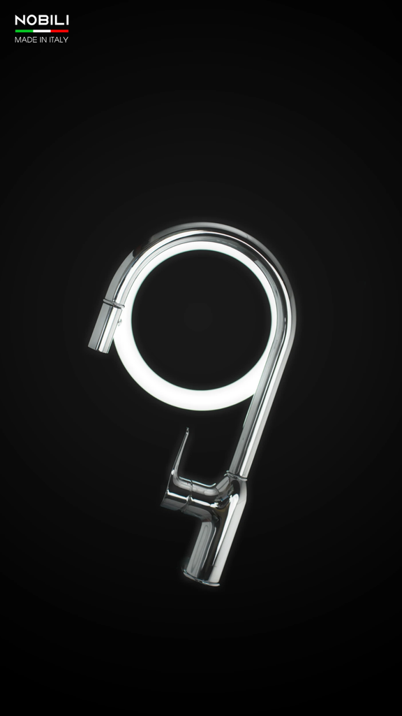 Vòi rửa chén Nobili RING NB131L nóng lạnh