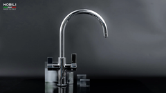 Vòi rửa chén Nobili SORA NB164 nóng lạnh 3 đường nước