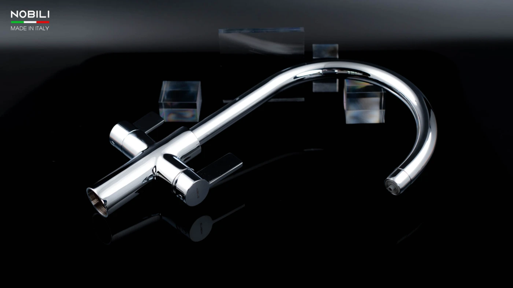 Vòi rửa chén Nobili SORA NB164 nóng lạnh 3 đường nước