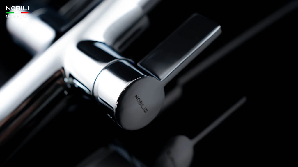 Vòi rửa chén Nobili SORA NB164 nóng lạnh 3 đường nước