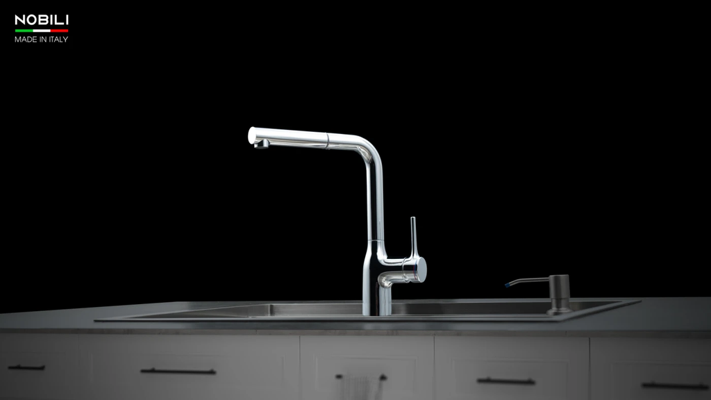 Vòi rửa chén Nobili MANIA NB215T nóng lạnh
