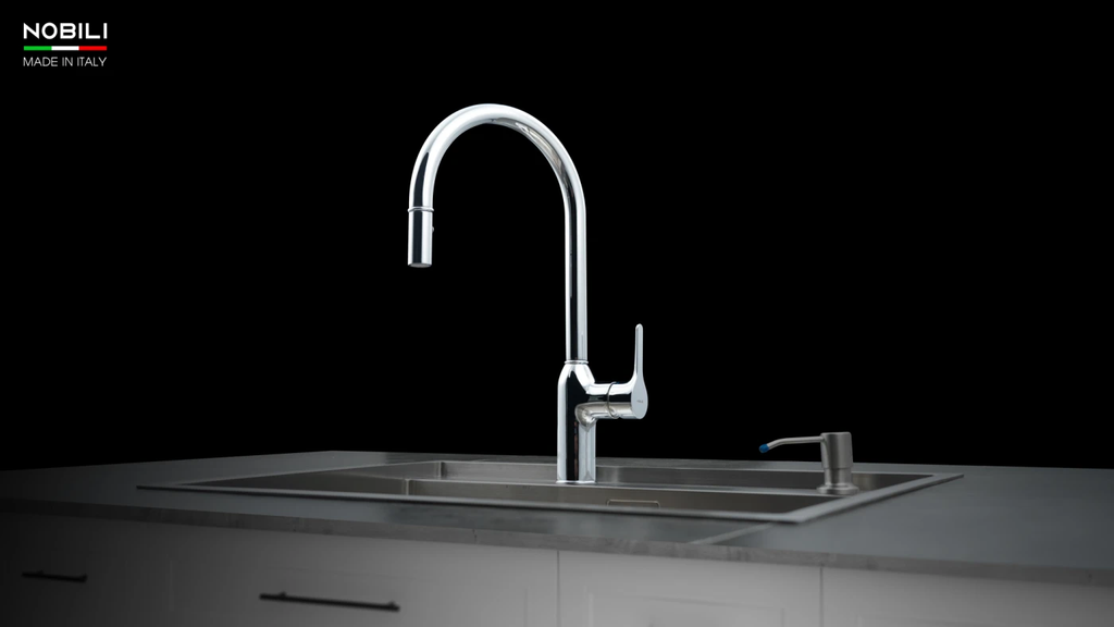 Vòi rửa chén Nobili RING NB131L nóng lạnh