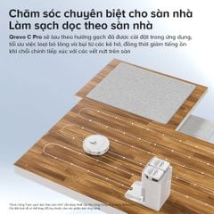 Robot hút bụi lau nhà Roborock QRevo C Pro màu trắng