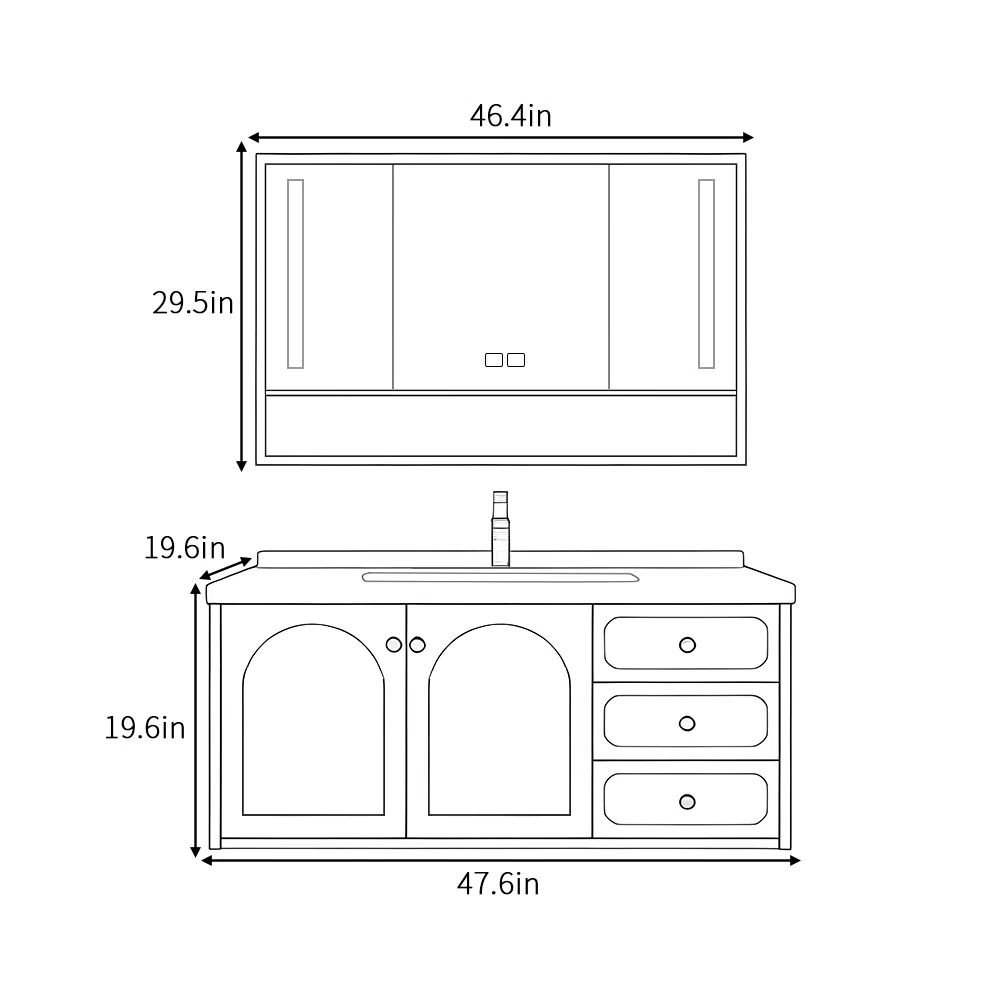 Tủ lavabo Yoshimoto BCKU1615