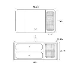Tủ lavabo Yoshimoto BCKU1257