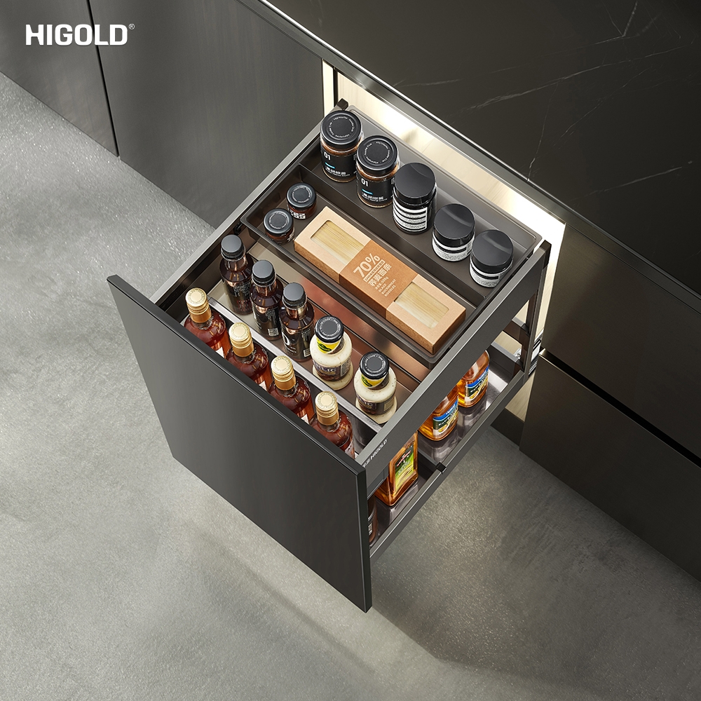 Kệ đựng gia vị Higold 306272 nhôm xingfa