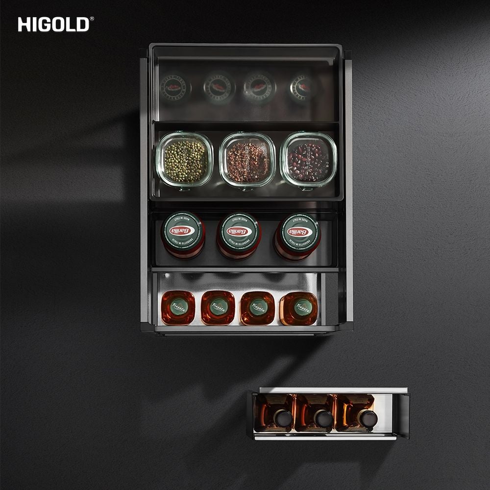 Kệ đựng gia vị Higold 306271 nhôm xingfa