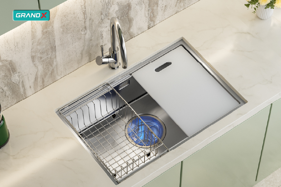 Chậu rửa chén GrandX GX7046S Smooth