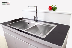 Chậu rửa chén Nobinox LIKEN NL785 2 hộc