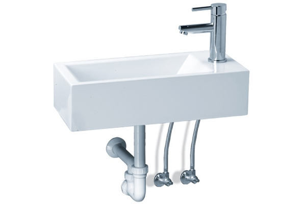 Chậu lavabo Caesar LF5239S treo tường