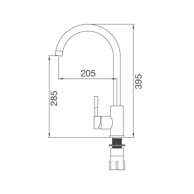 Vòi rửa chén Malloca K569-C ECO