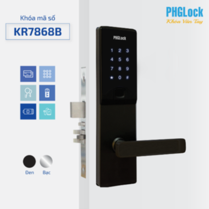 Khóa điện tử PHGLock KR7868B - L