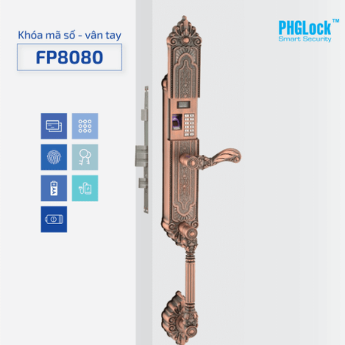 Khóa vân tay PHGlock FP8080 - R