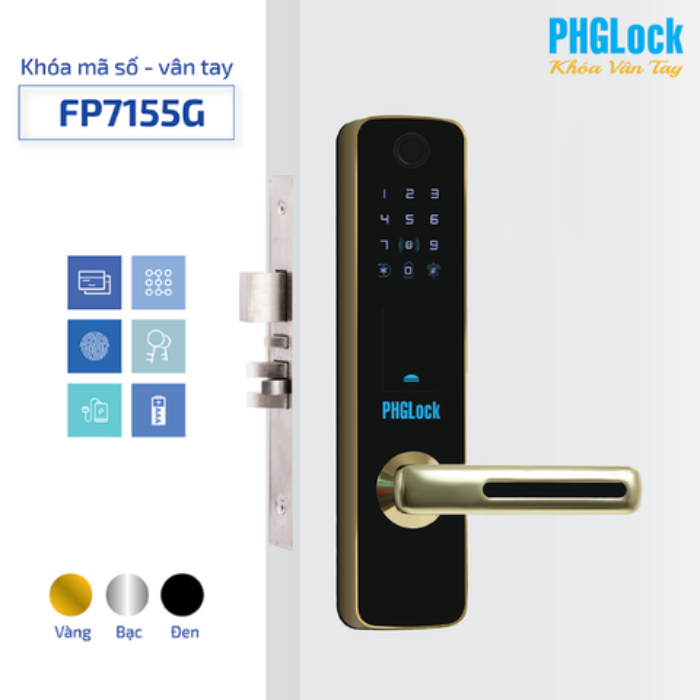 Khóa vân tay PHGlock FP7155G - L