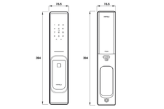 Khóa điện tử Hafele PP8100 912.20.286