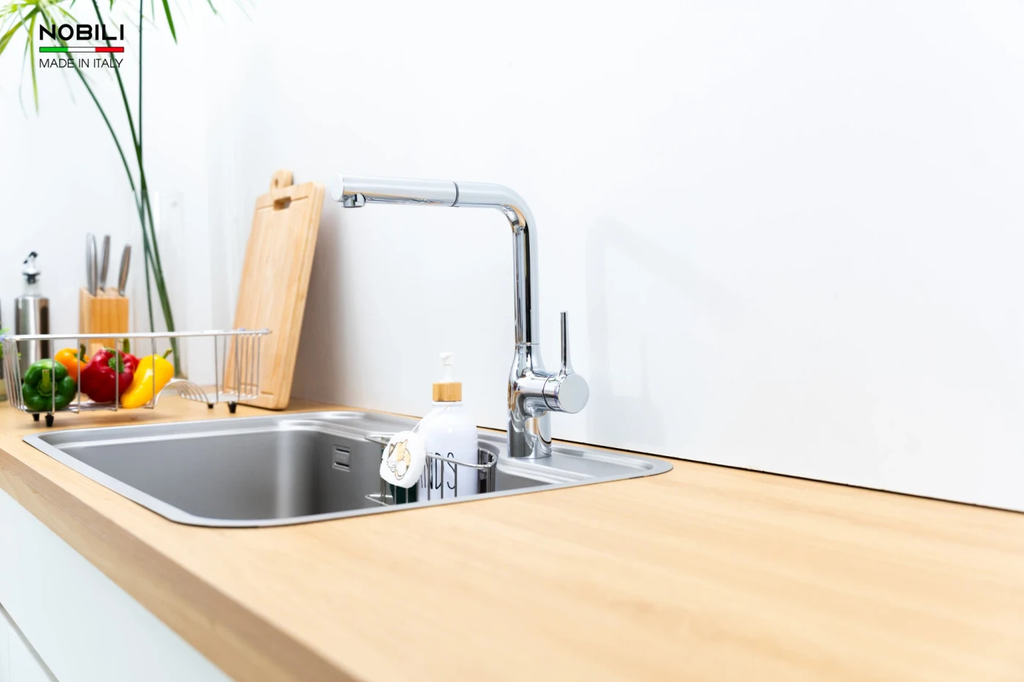 Vòi rửa chén Nobili MANIA NB215T nóng lạnh