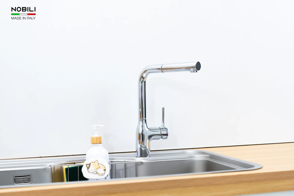 Vòi rửa chén Nobili MANIA NB215T nóng lạnh