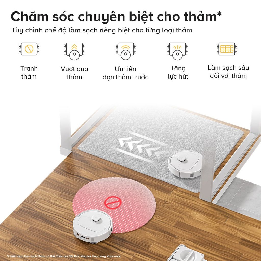 Robot hút bụi lau nhà Roborock QRevo C Pro màu trắng