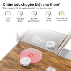 Robot hút bụi lau nhà Roborock QRevo C Pro màu trắng