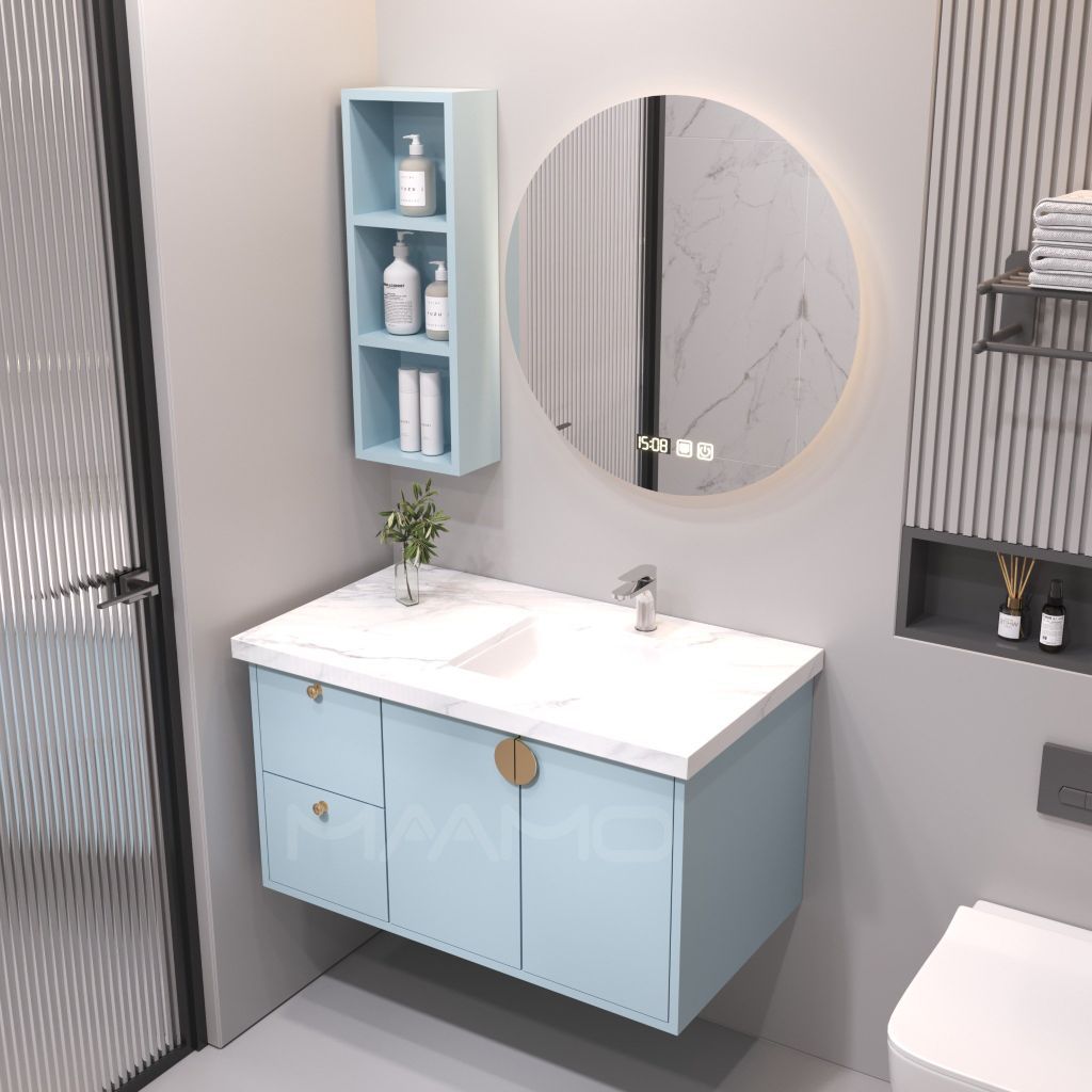 Tủ Lavabo Maamo MF11-90 Kính thông minh