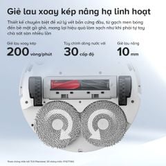 Robot hút bụi lau nhà Roborock QRevo C Pro màu trắng