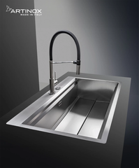 Chậu rửa chén Artinox MOSE NA808 1 hộc