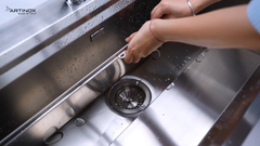 Chậu rửa chén Artinox MOSE NA808 1 hộc