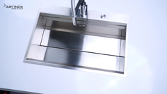 Chậu rửa chén Artinox MOSE NA808 1 hộc