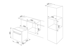 Lò nướng âm tủ Malloca MOV-575 ECO 57 lít